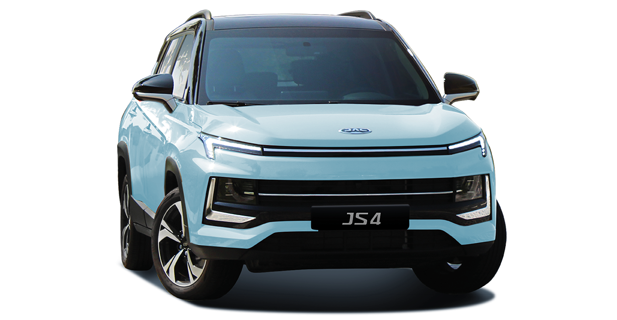 JS4, moder suv car in qatar from JAC motors, by Mannai Corporation, blue car in qatar