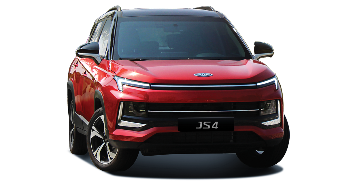 JS4, moder suv car in qatar from JAC motors, by Mannai Corporation, red car in qatar